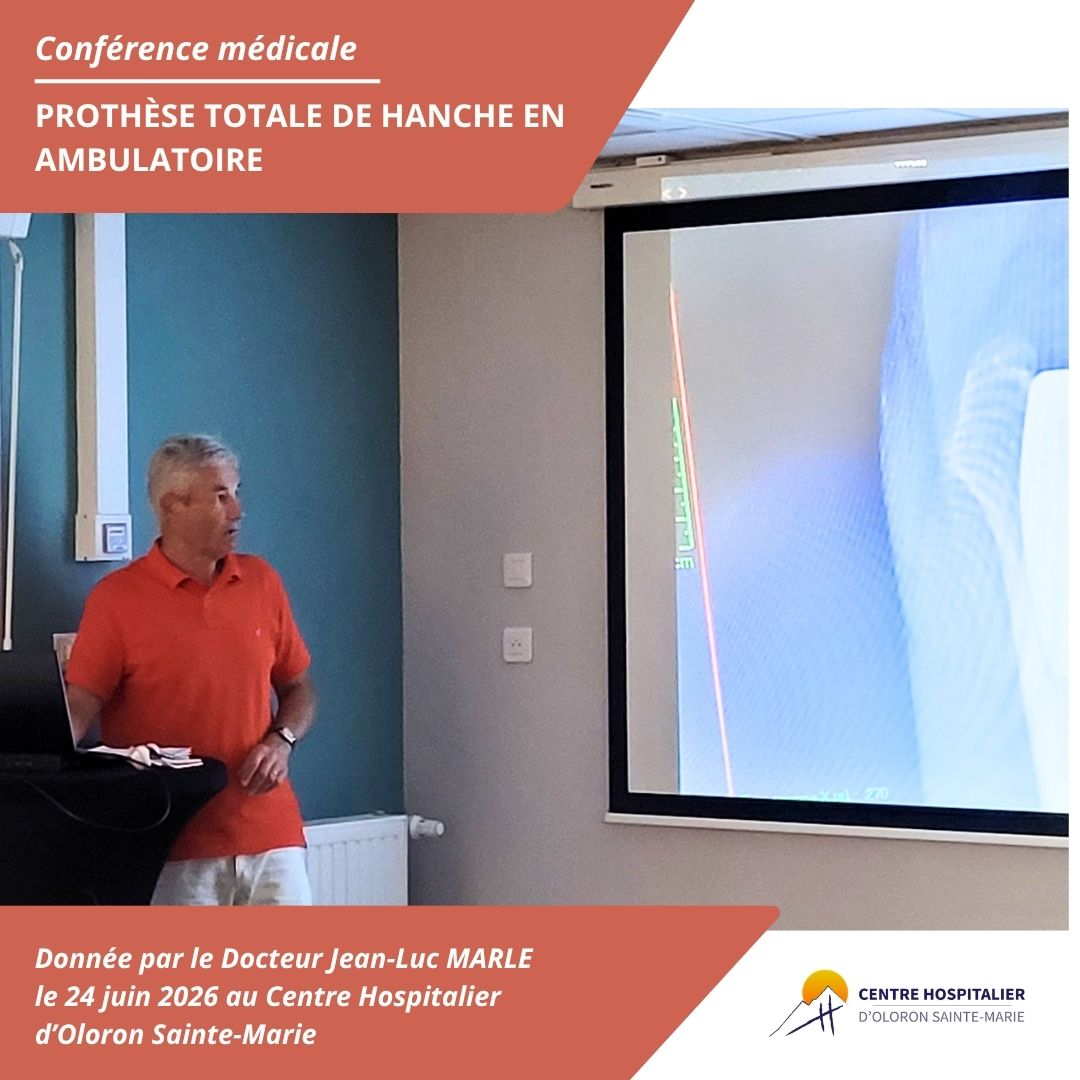 Une conférence médicale au Centre Hospitalier d’Oloron Sainte-Marie